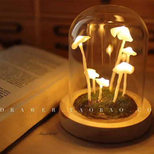🍄✨ "Luce del Bosco Fatato" – Lampada Fungo DIY Incantata
